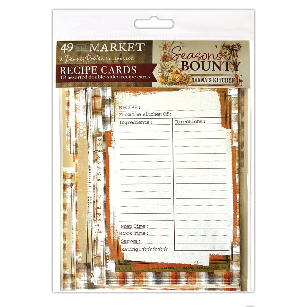 49 and Market Season's Bounty Recipe Cards product photo