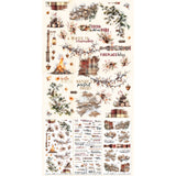 49 and Market 6 x12 Essential Rub-on Transfer Set - Timber and Tweed