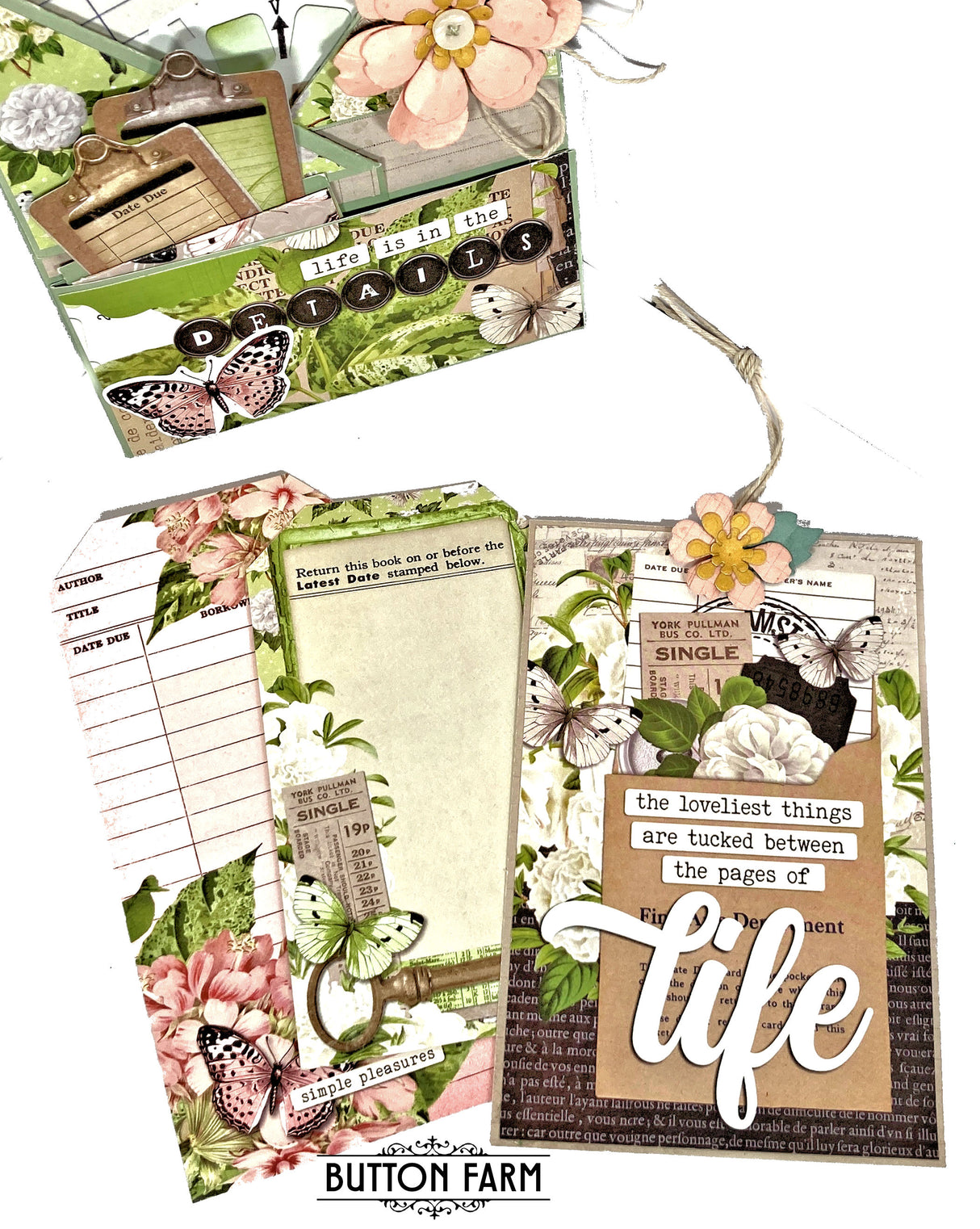 Vintage Junk Drawer Card Kit