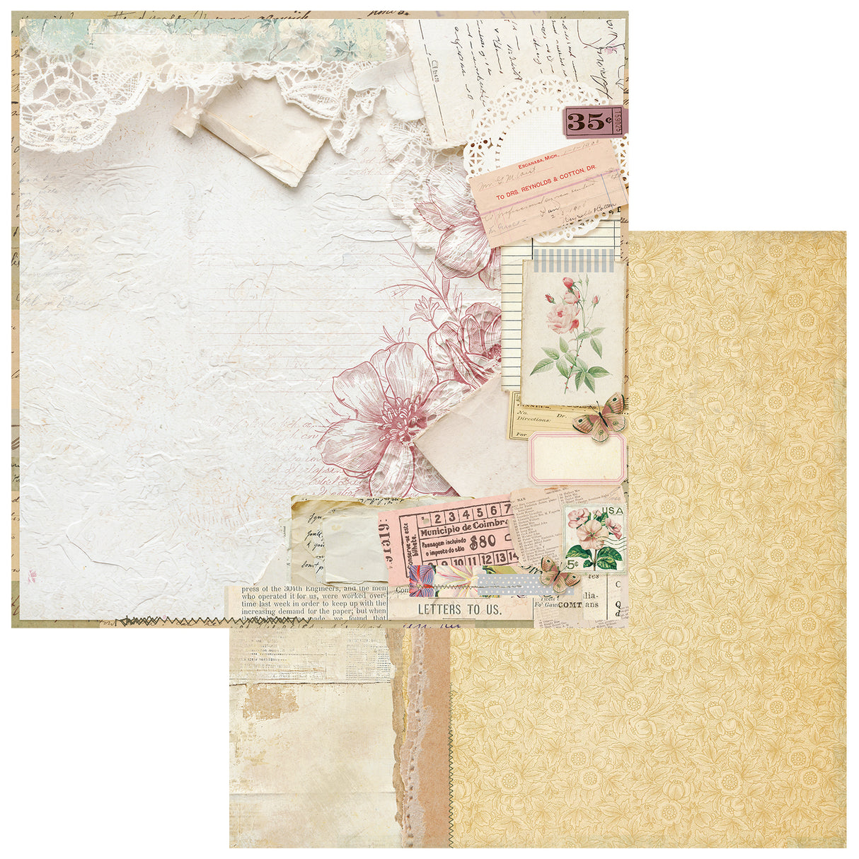 49 and Market 12 x12 Collection Pack- From the Garden