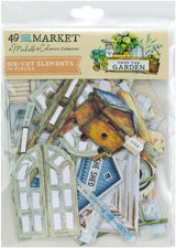 49 and Market Die-cut Elements - From the Garden