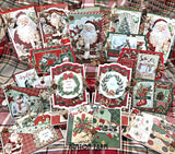 ⛄Simple Vintage Evergreen Memories Card Kit by Kathy Clement🎄