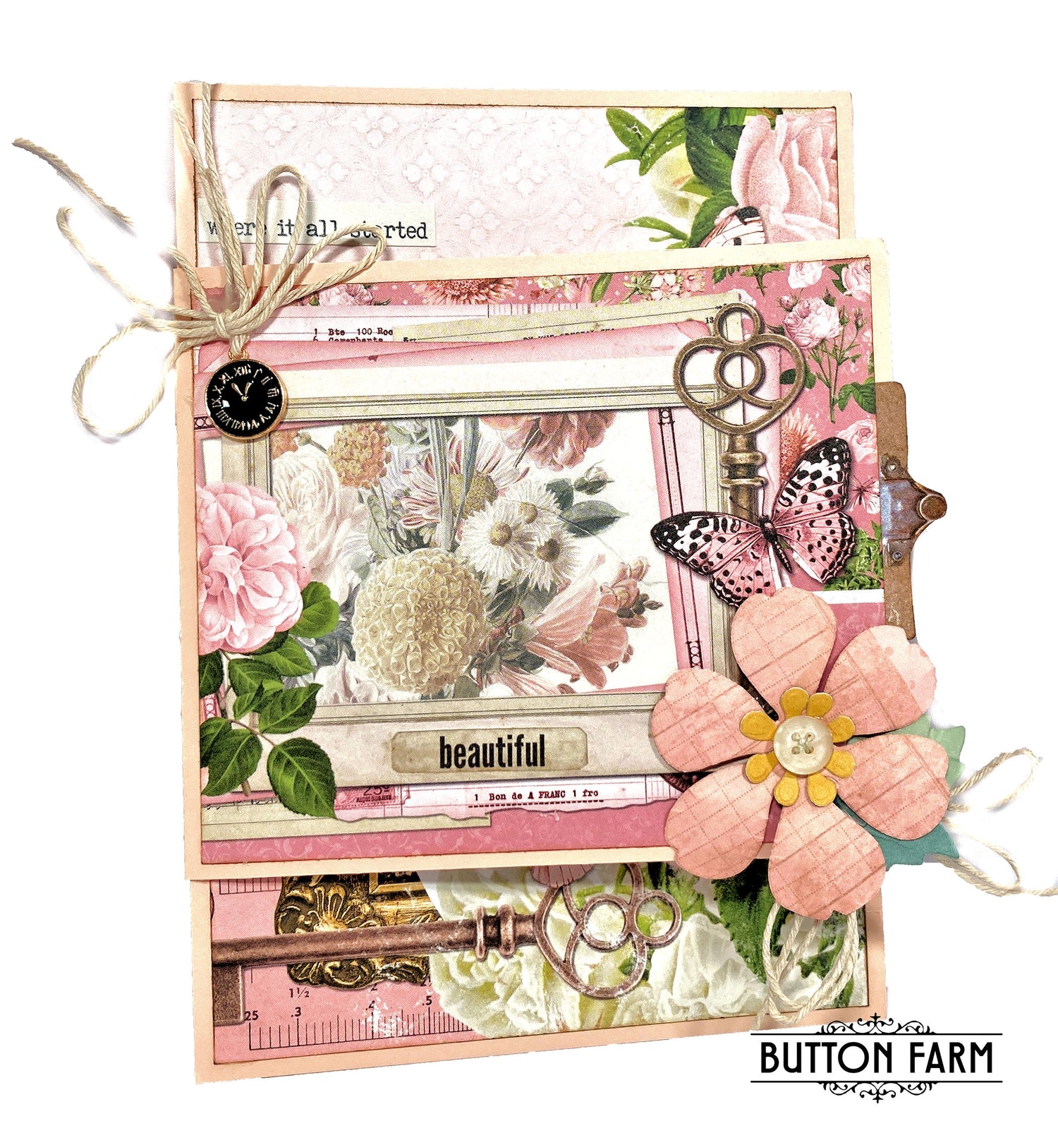 Vintage Junk Drawer Card Kit