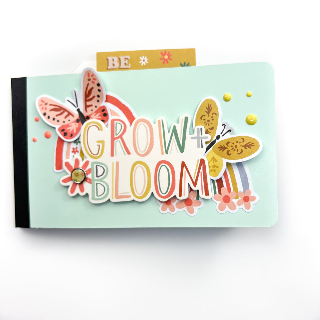 Boho Sunshine 4x6 Flipbook with Chipboard Cover