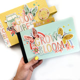 Boho Sunshine 4x6 Flipbook with Chipboard Cover