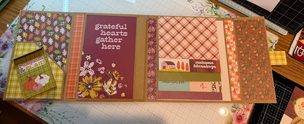 Fun Fall Tri-Folio ~Designed by Kay Quinton