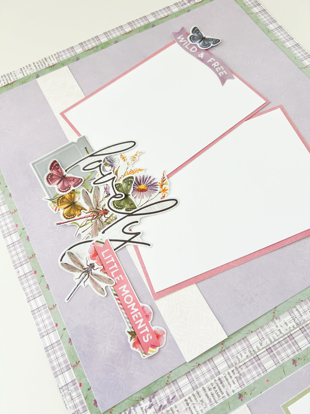 Simple Stories Meadow Flowers Quick Page Kit