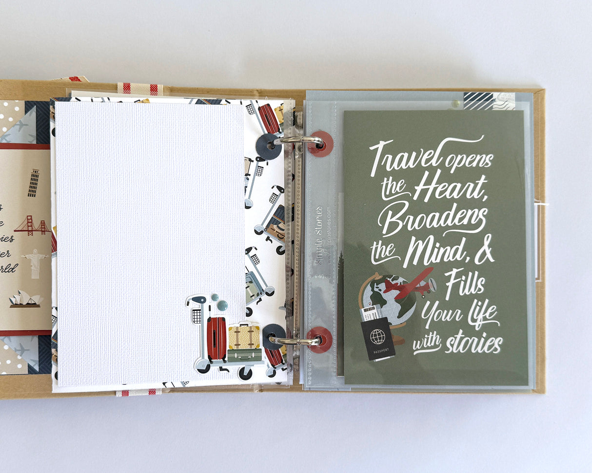 Travel 4x6 Mini Album (Our Travels Mini Album)