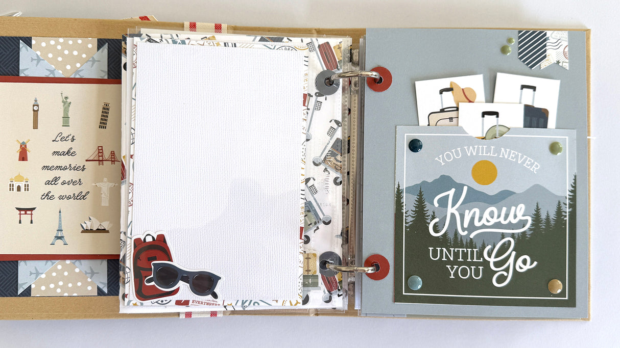 Travel 4x6 Mini Album (Our Travels Mini Album)