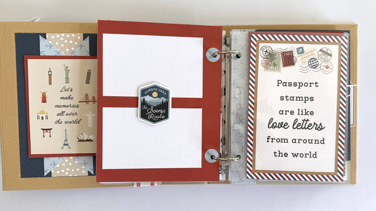 Travel 4x6 Mini Album (Our Travels Mini Album)