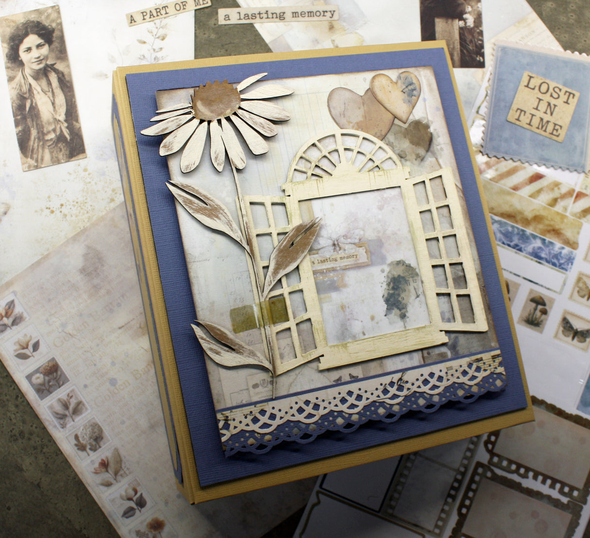 Faded Memory Lane Mini-Book Kit by Nancy Wethington🎞️