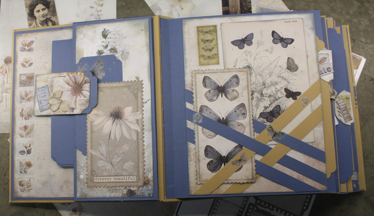 Faded Memory Lane Mini-Book Kit by Nancy Wethington🎞️