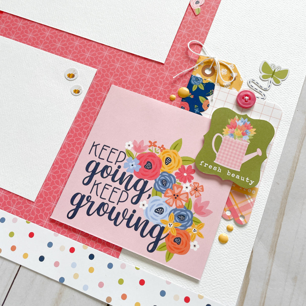 Blossoms & Bees Page Kit