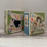 Graphic 45 Class Series Vol  3  2025 - Hip Hip Hooray – Mini Album & Matchbook Box