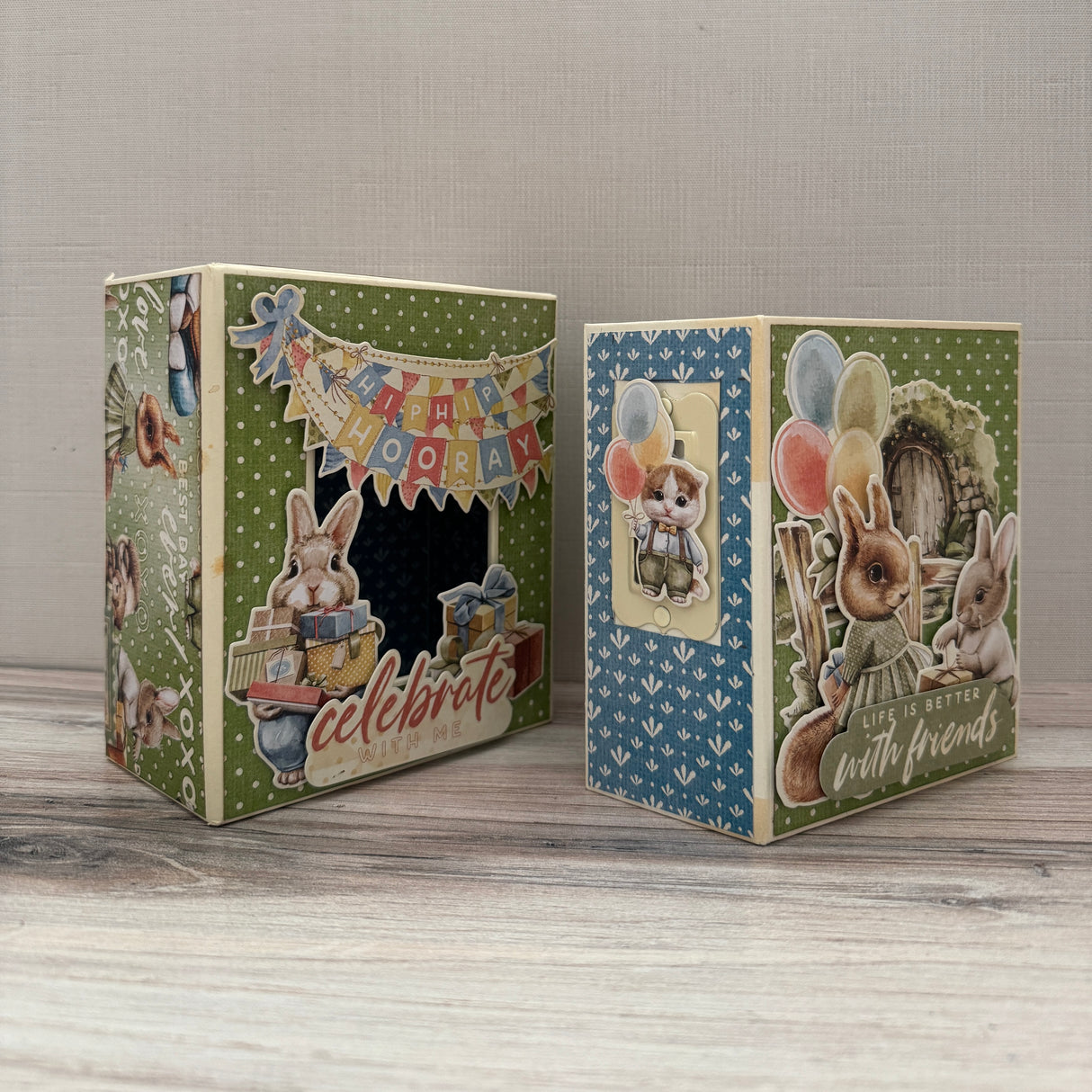 Graphic 45 Class Series Vol  3  2025 - Hip Hip Hooray – Mini Album & Matchbook Box