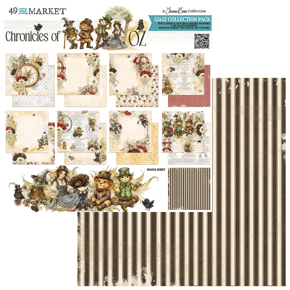49 and Market - Chronicles of Oz - 12 x12 Collection Pack official product image 2