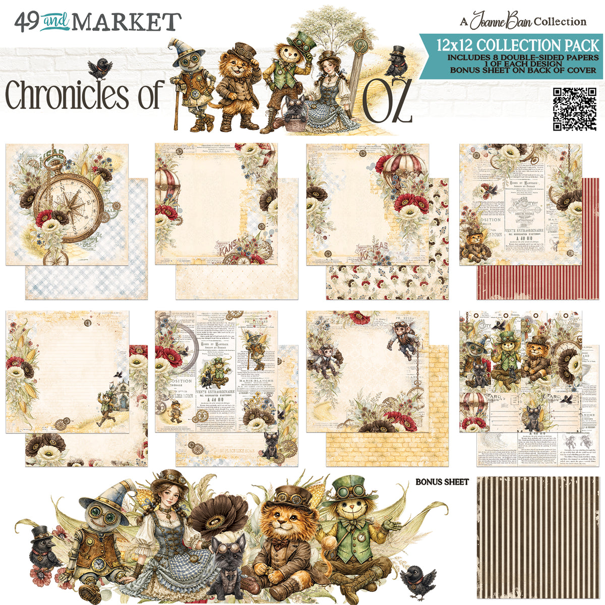 49 and Market - Chronicles of Oz - 12 x12 Collection Pack - official 49 and Market product image