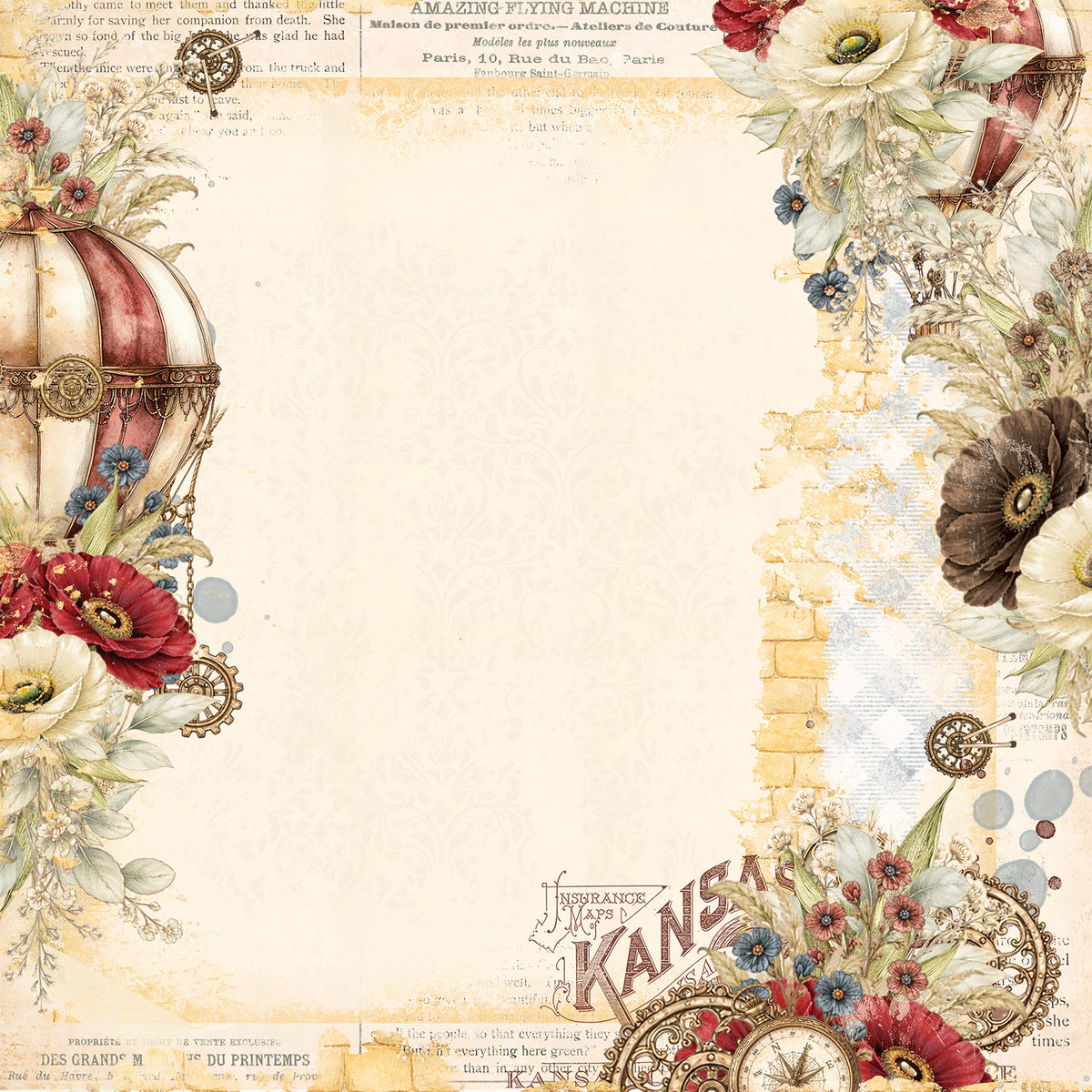 49 and Market - Chronicles of Oz Paper - Making the Journey official product image 2