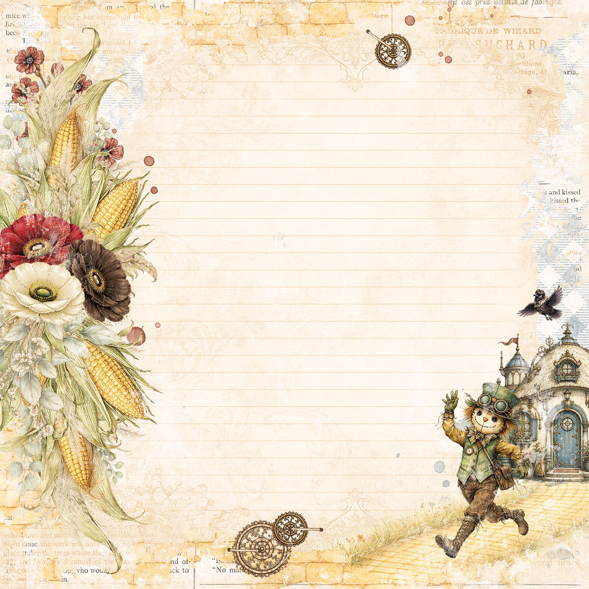 49 and Market - Chronicles of Oz Paper - Along the Way official product image 2