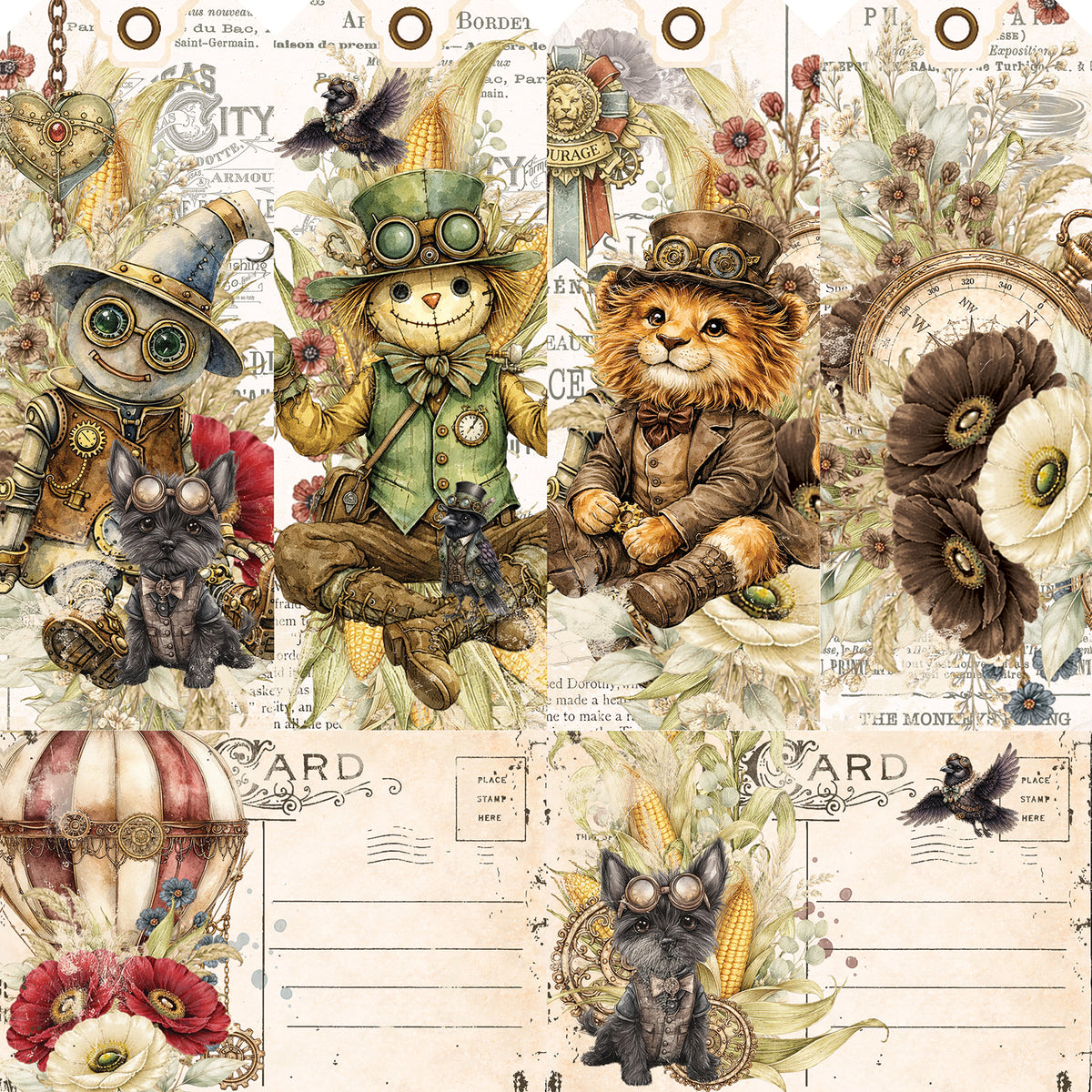 49 and Market - Chronicles of Oz Paper - Postcards From Oz official product image 2