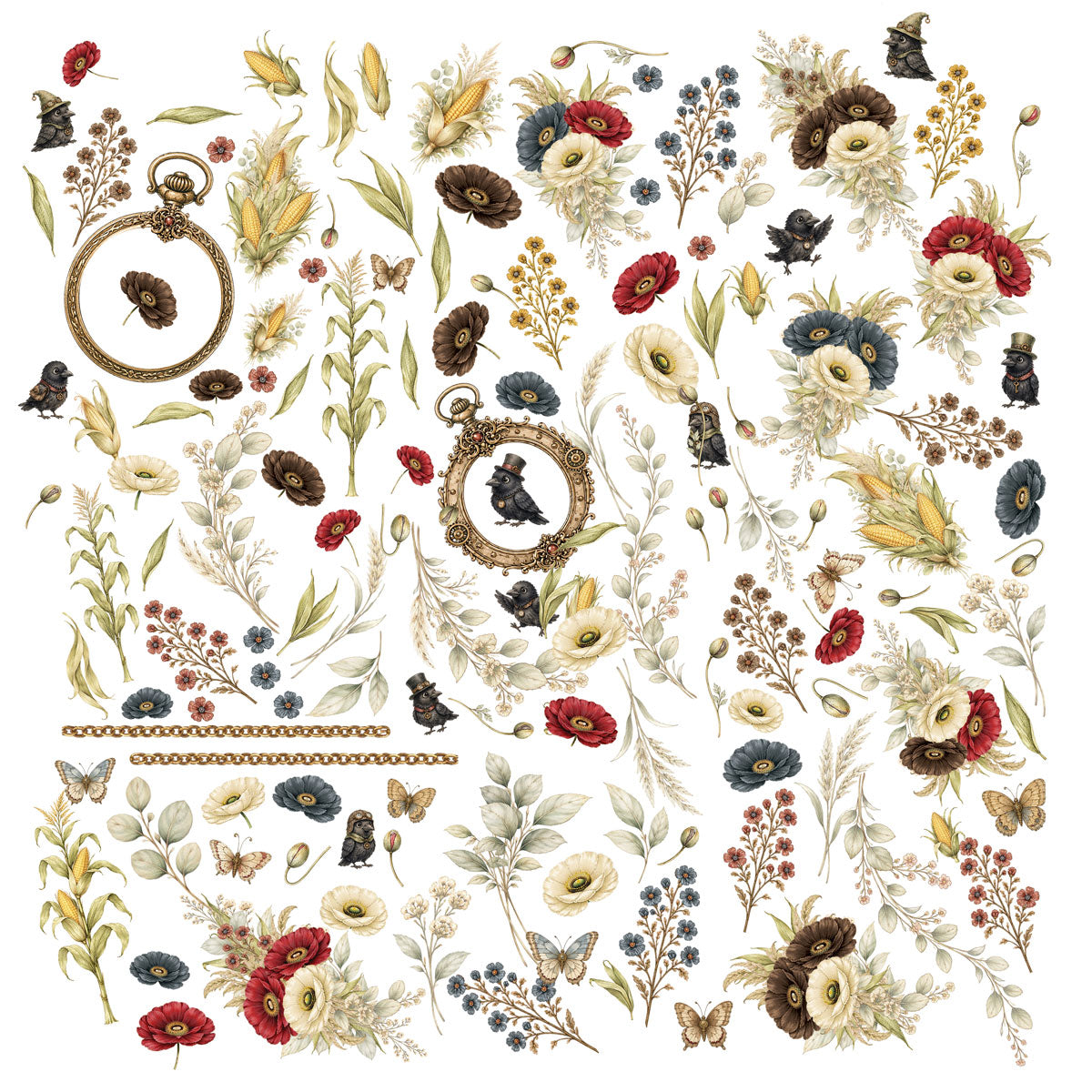 49 and Market - Chronicles of Oz Laser Cut Wildflowers official product image 2