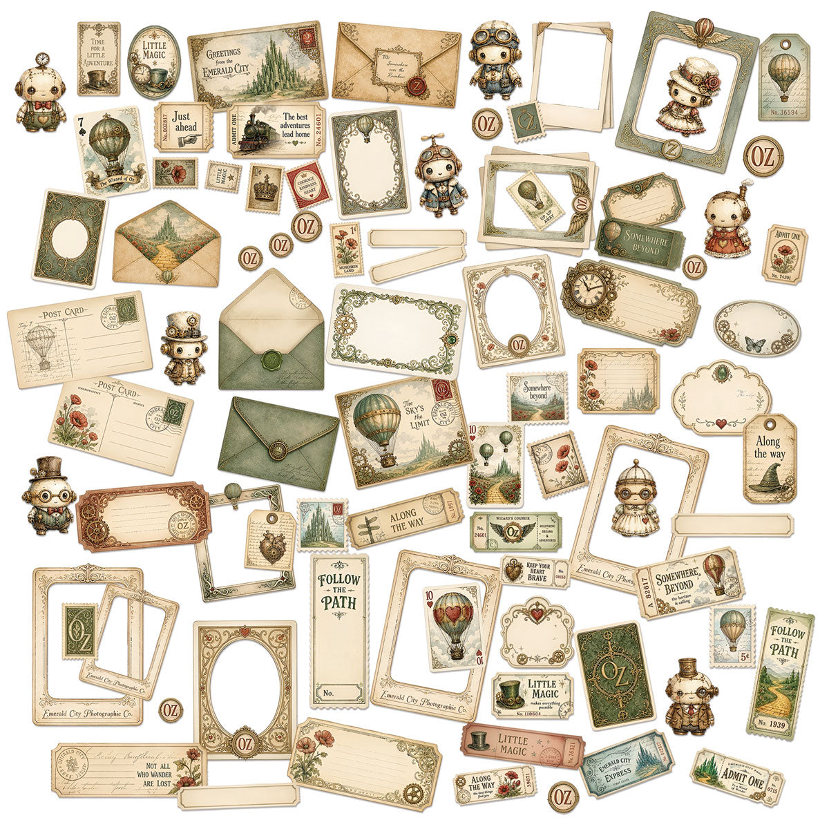 49 and Market - Chronicles of Oz Ephemera Set official product image 2