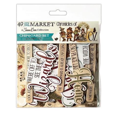 49 and Market - Chronicles of Oz Chipboard Set - official 49 and Market product image