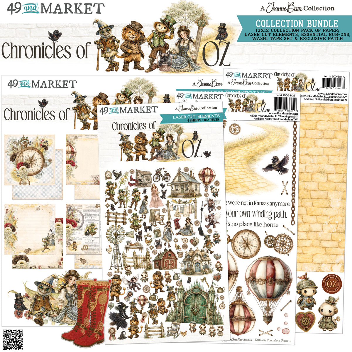 49 and Market - Chronicles of Oz Bundle Set with Patch - official 49 and Market product image