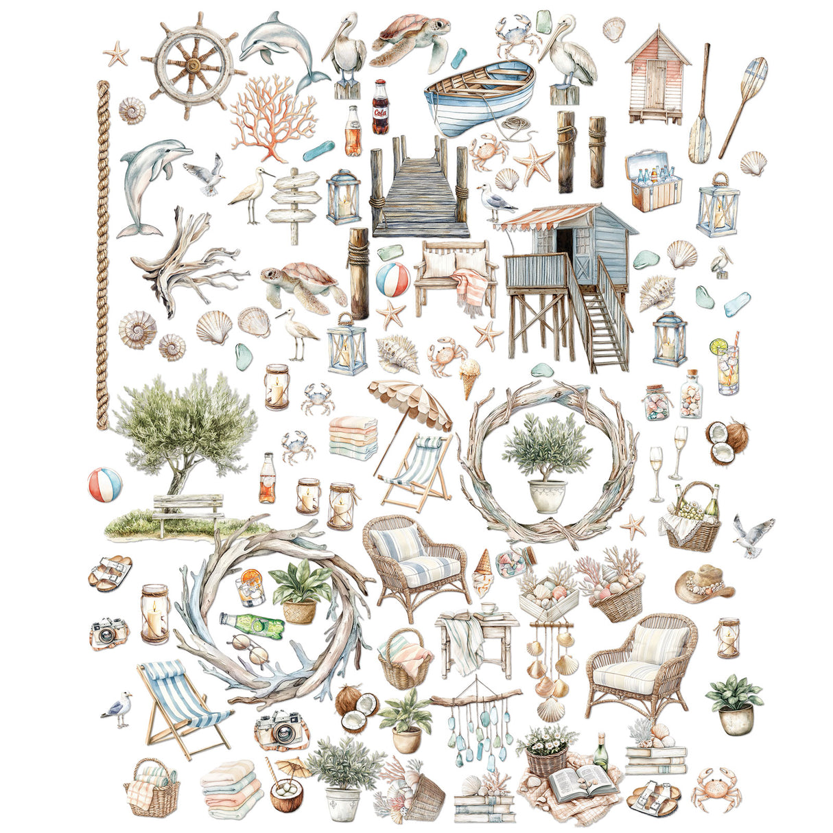 49 and Market - Coastal Soul Laser Cut Elements