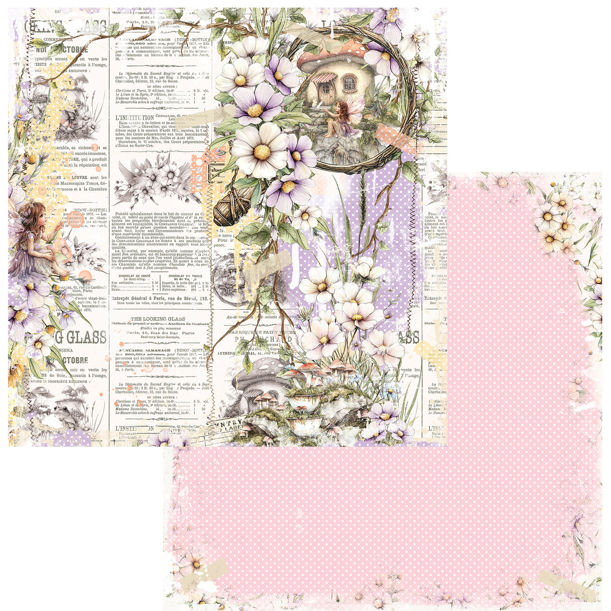 49 and Market 12 x12 Collection Pack- The Looking Glass