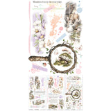 49 and Market 6 x12 Blendable Rub-on Transfer Set  - The Looking Glass