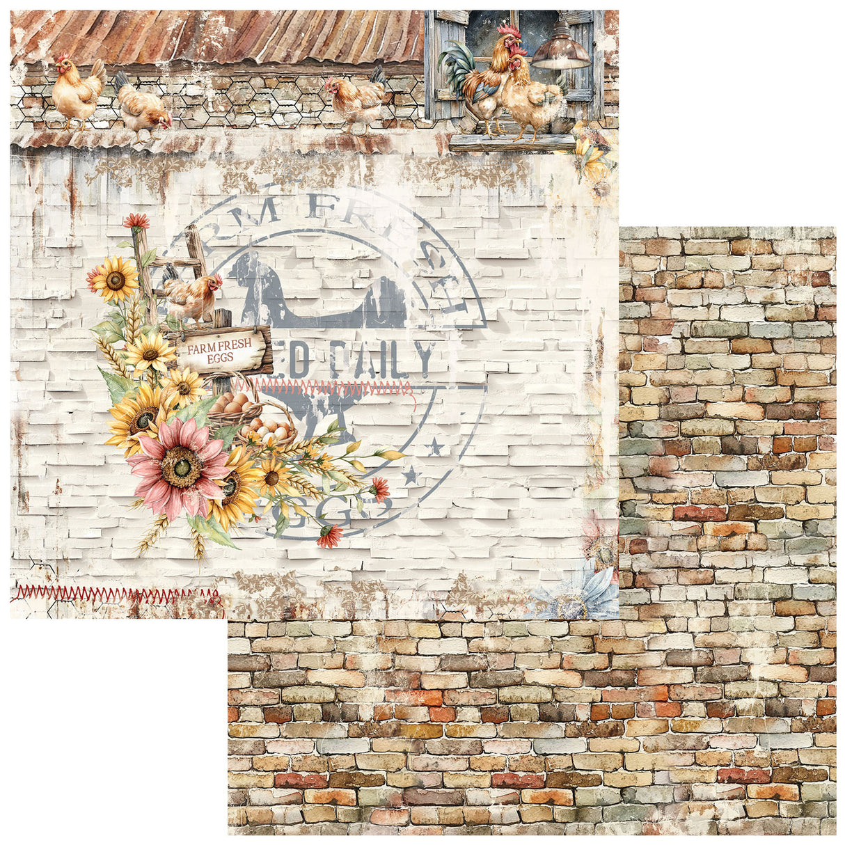 49 and Market 12 x 12 Collection Paper Pack - Whispering Way (Joanne Bain)
