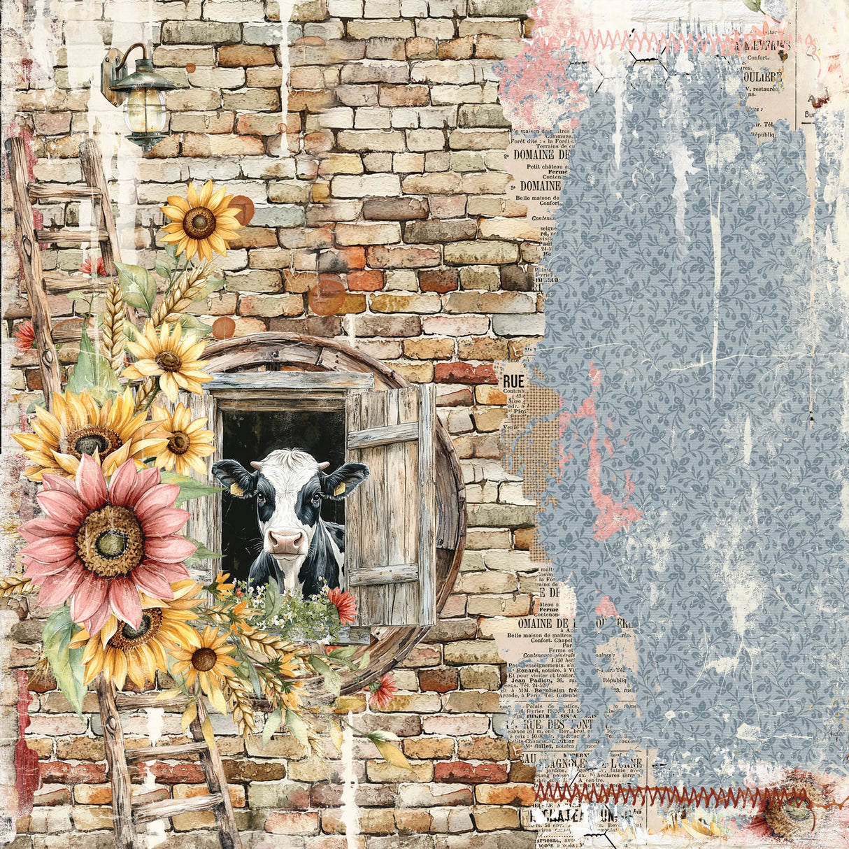 49 and Market 12 x 12 Collection Paper Pack - Whispering Way (Joanne Bain)