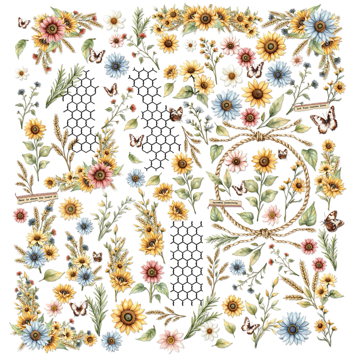 49 and Market Laser Cut Wildflowers - Whispering Way (Joanne Bain)