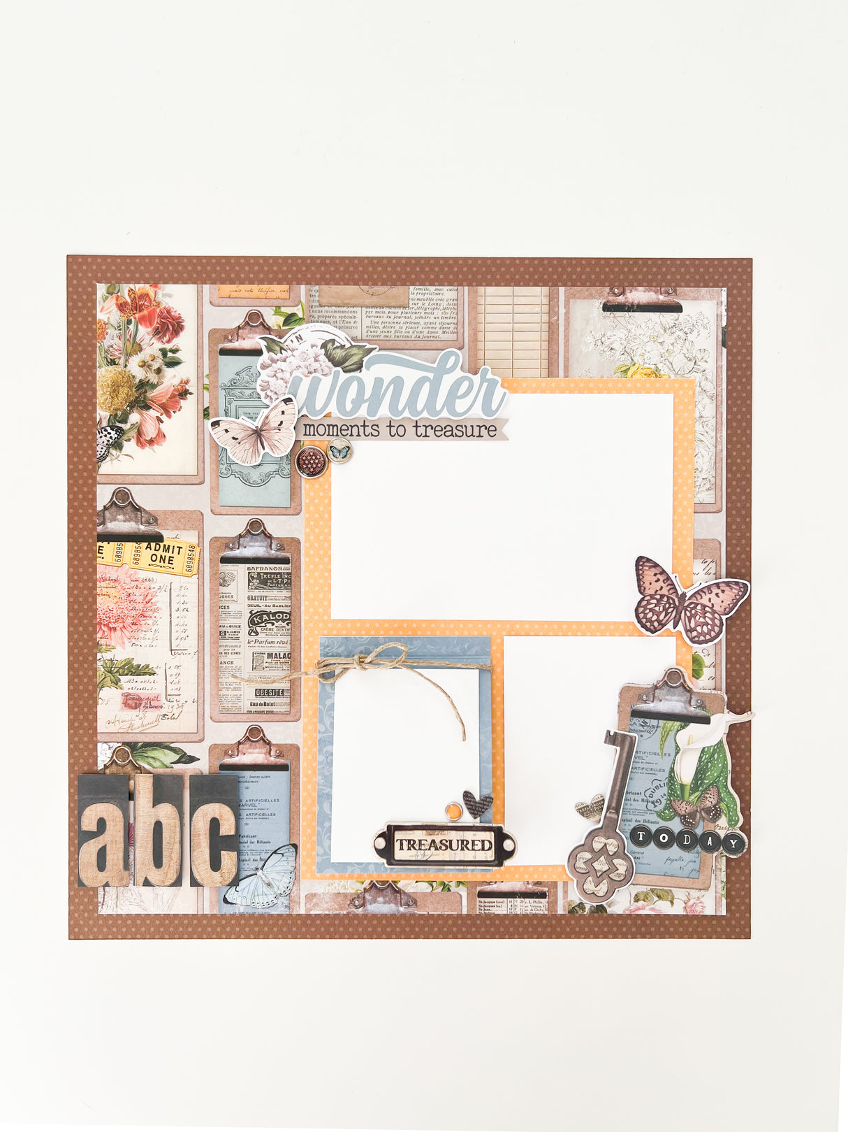 Simple Vintage Junk Drawer Layouts