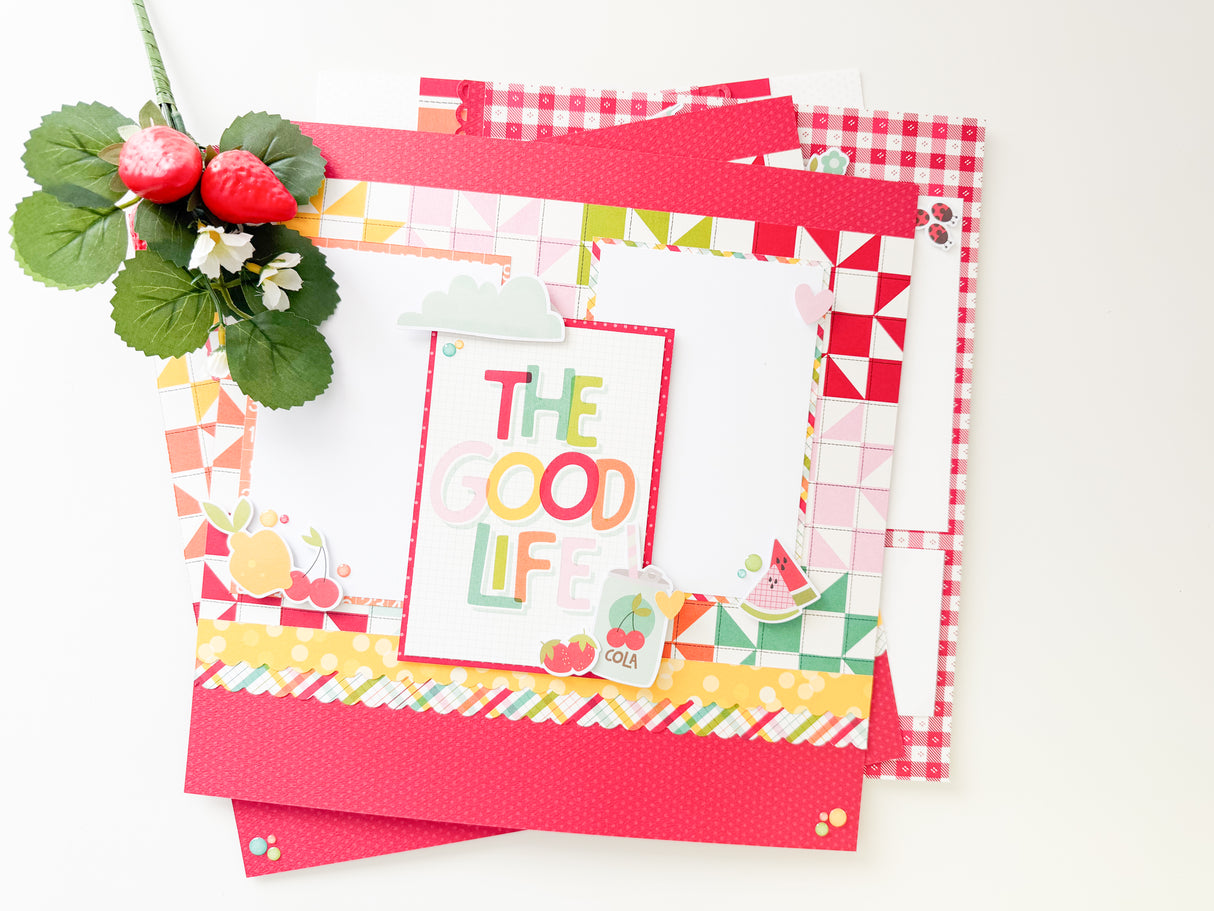SIMPLE STORIES SWEET SUMMETIME  PAGE KIT