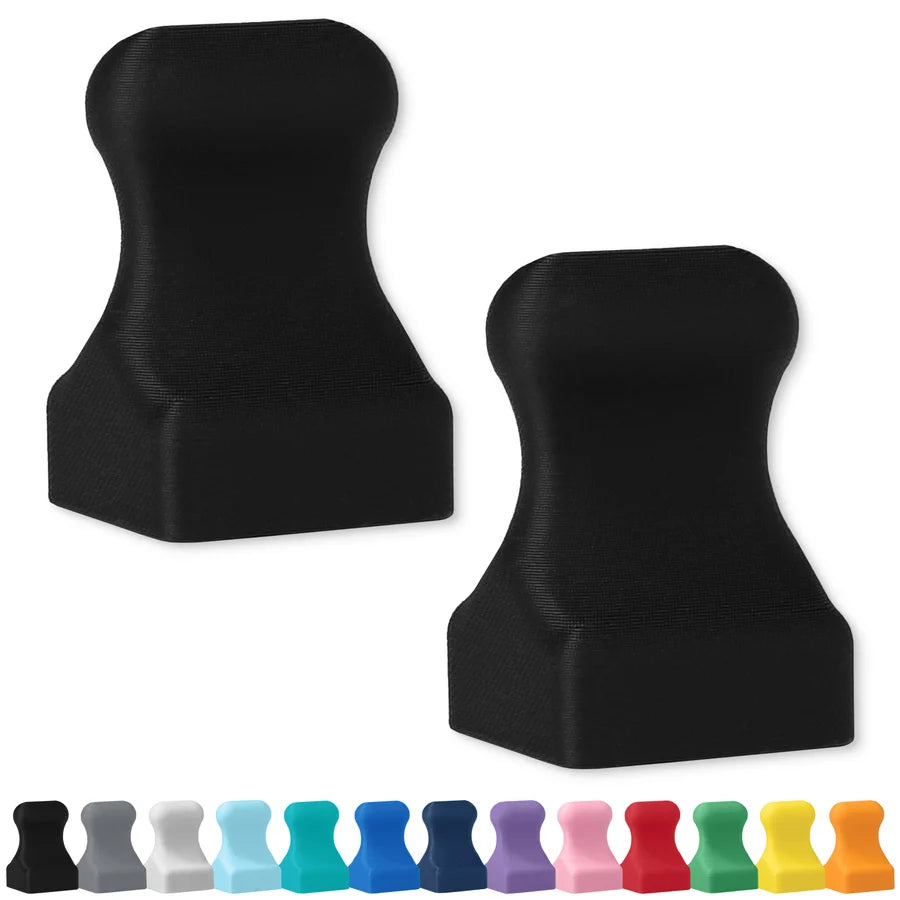 Mega Strong Neodymium MiniPawn Magnets - Jet black
