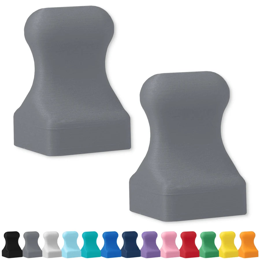 Mega Strong Neodymium MiniPawn Magnets - Steel Gray