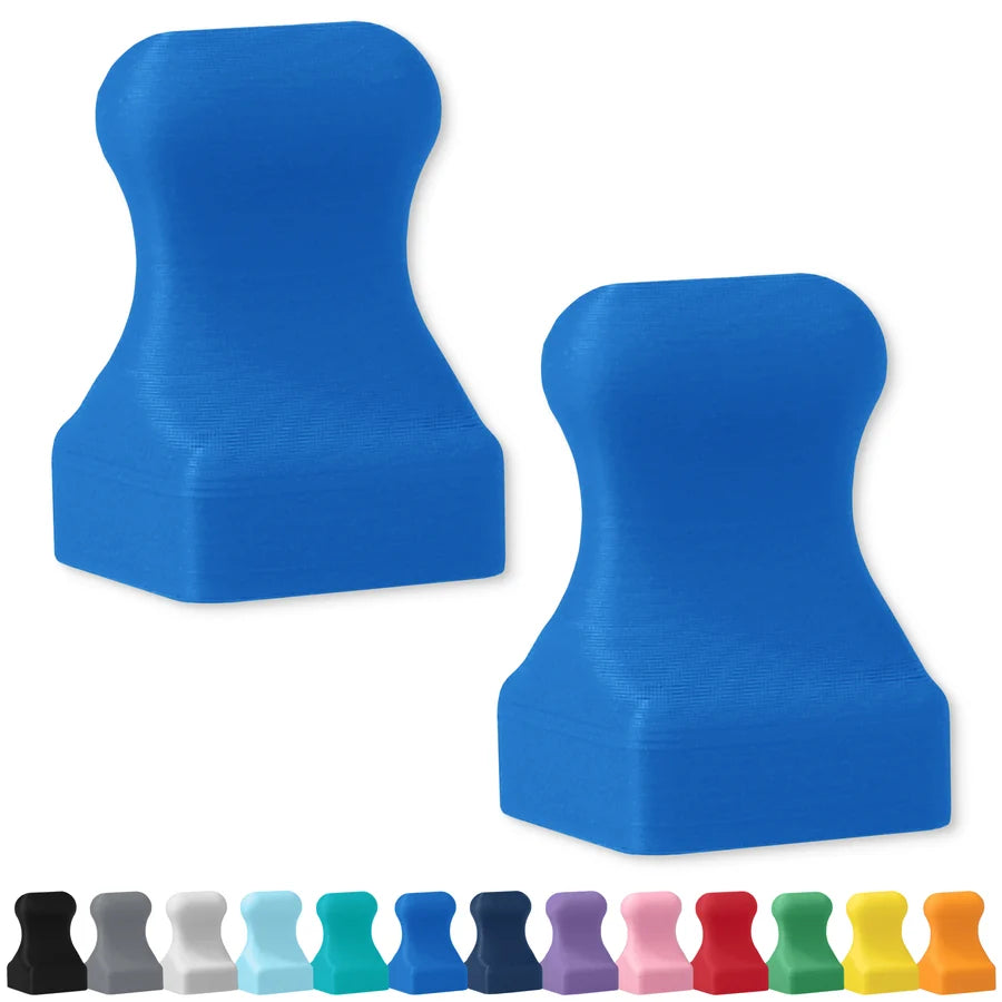 Mega Strong Neodymium MiniPawn Magnets - cobalt Blue