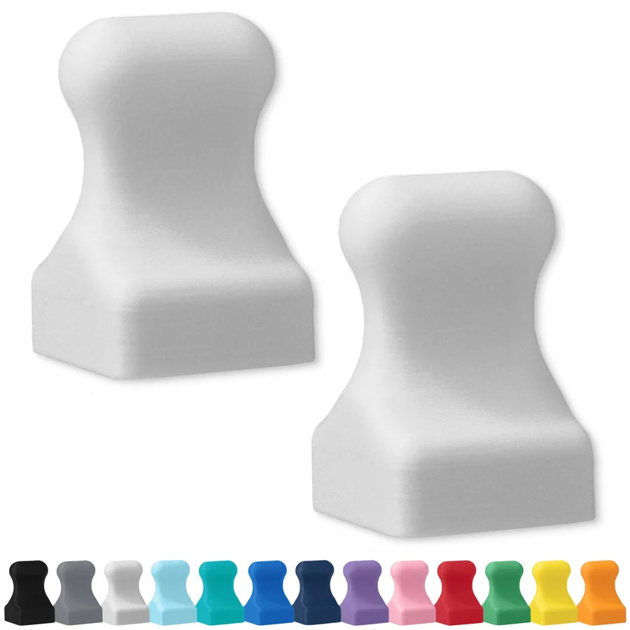 Mega Strong Neodymium MiniPawn Magnets - Snow White