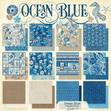 Graphic 45 Keepsake Kit with Exclusive Metal Die (Ocean Blue)
