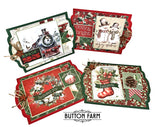 ⛄Simple Vintage Evergreen Memories Card Kit by Kathy Clement🎄