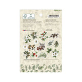 Ephemera set - Into the Woods - Flowers and leaves, 15pcs