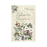 Ephemera set - Into the Woods - Flowers and leaves, 15pcs