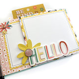 Boho Sunshine 4x6 Flipbook with Chipboard Cover