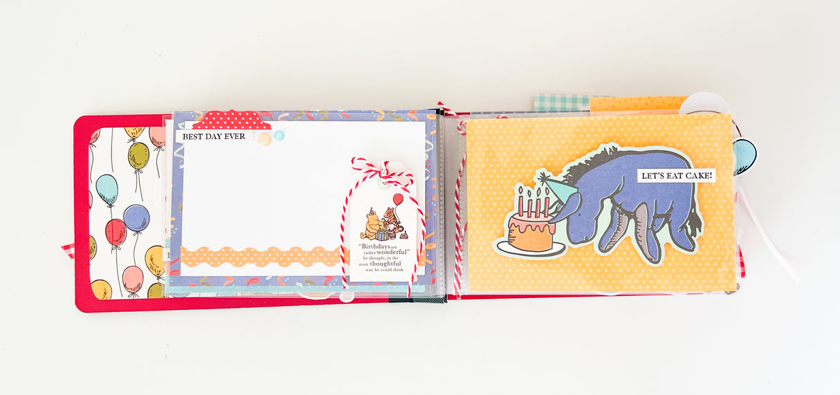 Say Cheese Classic Pooh Birthday 4x6 Flipbook