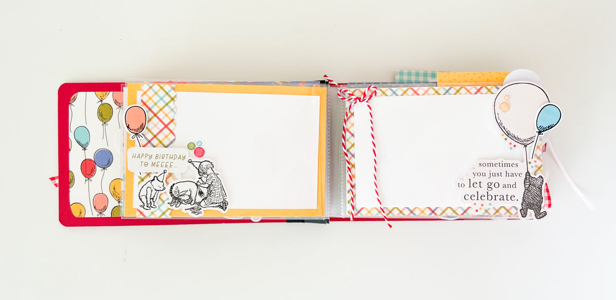 Say Cheese Classic Pooh Birthday 4x6 Flipbook