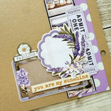 Simple Vintage Lavender Fields Mini Album 💜🍯