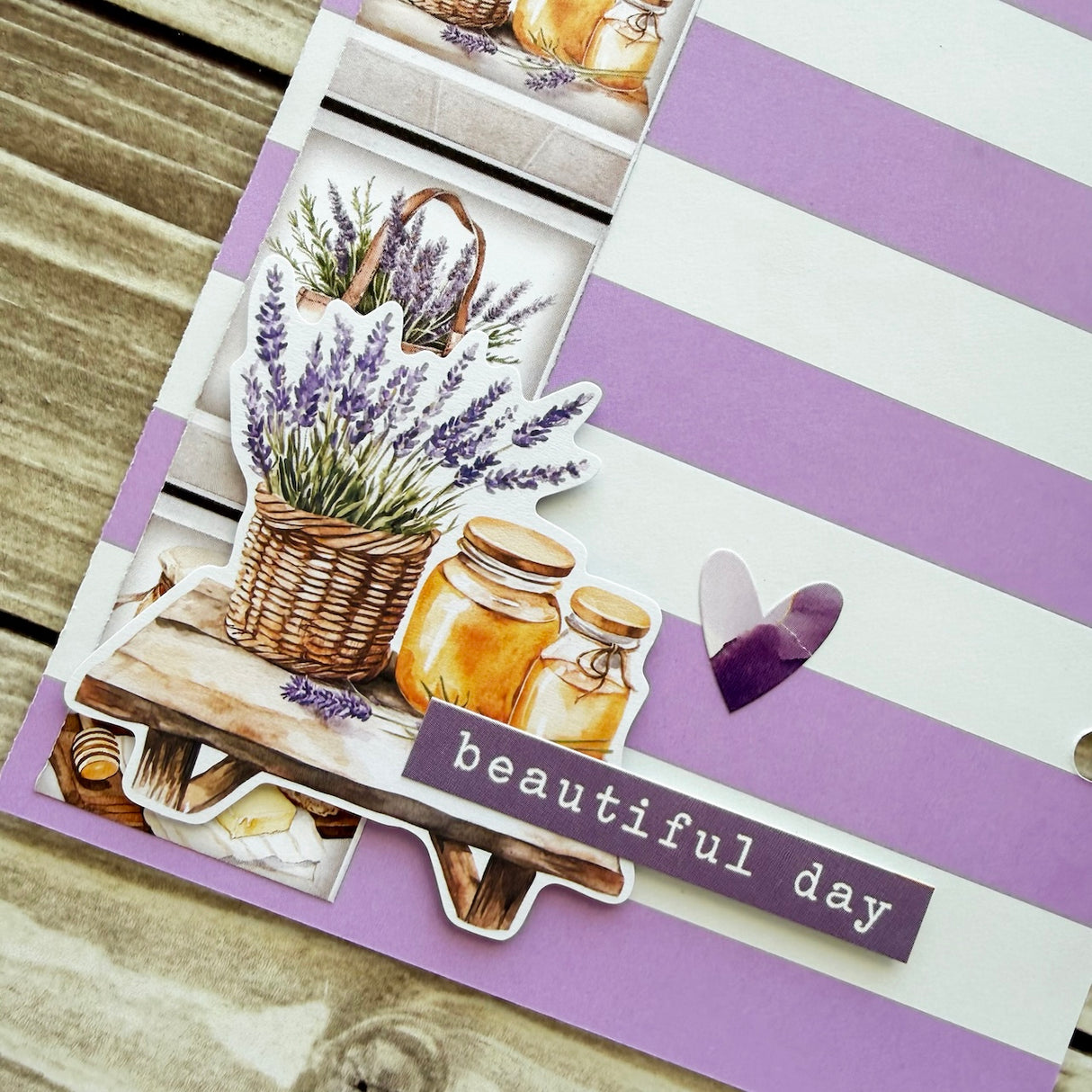 Simple Vintage Lavender Fields Mini Album 💜🍯