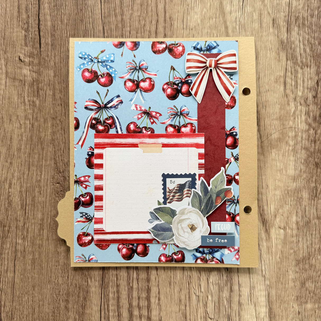 Land of the Free Mini Album Kit TUTORIAL ONLY ~ NO PRODUCT SENT